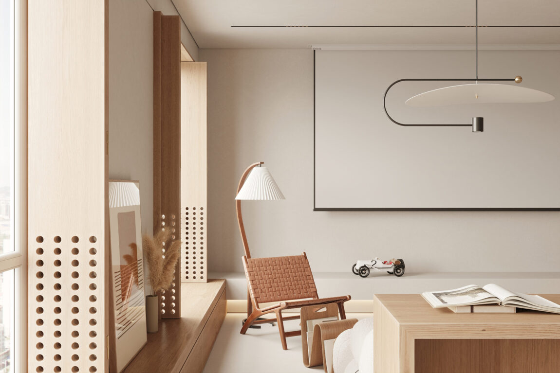 居家空間設計｜家坐｜奶油風的簡單材質、顏色搭配，能讓空間更具有整體性和和諧感｜創庫空間設計